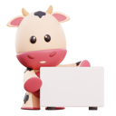 پیش‌نمایش فایل cow-holding-placard-4769096 از پک حیوانات