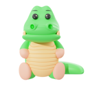 پیش‌نمایش فایل cute-crocodile-4609617 از پک حیوانات