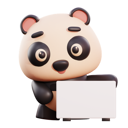 پیش‌نمایش فایل panda-holding-placard-4769061 از پک حیوانات