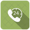 پیش‌نمایش فایل 24-hour-call-services از پک مجموعه 1 سایه گرد مربع تخت املاک