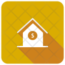 پیش‌نمایش فایل home-savings از پک مجموعه 1 سایه گرد مربع تخت املاک