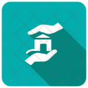 پیش‌نمایش فایل secure-home-3 از پک مجموعه 1 سایه گرد مربع تخت املاک
