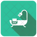 پیش‌نمایش فایل bathtub-153 از پک مجموعه 2 سایه گرد مربع تخت املاک