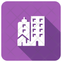 پیش‌نمایش فایل building-2302 از پک مجموعه 2 سایه گرد مربع تخت املاک