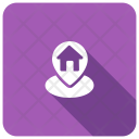 پیش‌نمایش فایل home-location-11 از پک مجموعه 2 سایه گرد مربع تخت املاک