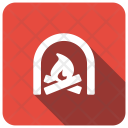 پیش‌نمایش فایل fireplace-96 از پک مجموعه 4 سایه گرد مربع تخت املاک