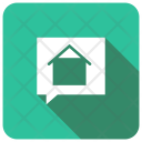 پیش‌نمایش فایل home-communication از پک مجموعه 4 سایه گرد مربع تخت املاک