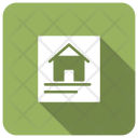 پیش‌نمایش فایل home-document-15 از پک مجموعه 4 سایه گرد مربع تخت املاک