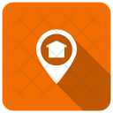 پیش‌نمایش فایل home-location-14 از پک مجموعه 5 سایه گرد مربع تخت املاک