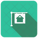 پیش‌نمایش فایل house-board-2 از پک مجموعه 5 سایه گرد مربع تخت املاک