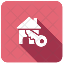 پیش‌نمایش فایل house-key-9 از پک مجموعه 5 سایه گرد مربع تخت املاک