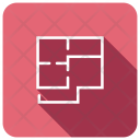 پیش‌نمایش فایل house-plan-4 از پک مجموعه 5 سایه گرد مربع تخت املاک
