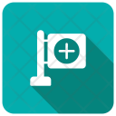 پیش‌نمایش فایل medical-sign-9 از پک مجموعه 5 سایه گرد مربع تخت املاک