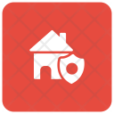 پیش‌نمایش فایل home-security-10 از پک مربع گرد گلیف های املاک