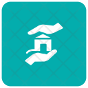 پیش‌نمایش فایل secure-home-4 از پک مربع گرد گلیف های املاک