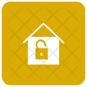پیش‌نمایش فایل unlock-home-3 از پک مربع گرد گلیف های املاک