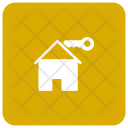 پیش‌نمایش فایل access-home از پک مربع گرد گلیف های املاک