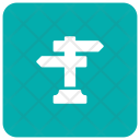 پیش‌نمایش فایل direction-board-36 از پک مربع گرد گلیف های املاک