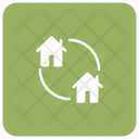 پیش‌نمایش فایل exchange-home-3 از پک مربع گرد گلیف های املاک