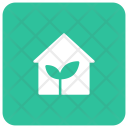 پیش‌نمایش فایل green-home از پک مربع گرد گلیف های املاک