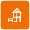 پیش‌نمایش فایل home-1166 از پک مربع گرد گلیف های املاک