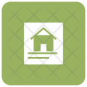 پیش‌نمایش فایل home-document-19 از پک مربع گرد گلیف های املاک
