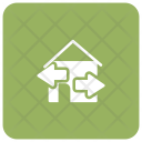 پیش‌نمایش فایل home-exchange-2 از پک مربع گرد گلیف های املاک