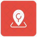پیش‌نمایش فایل location-pin-98 از پک مربع گرد گلیف های املاک