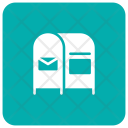 پیش‌نمایش فایل mailbox-144 از پک مربع گرد گلیف های املاک