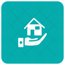 پیش‌نمایش فایل protect-home-4 از پک مربع گرد گلیف های املاک