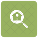 پیش‌نمایش فایل search-home-25 از پک مربع گرد گلیف های املاک