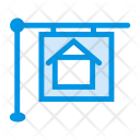 پیش‌نمایش فایل house-board-3 از پک آیکون های بامزه املاک