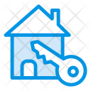 پیش‌نمایش فایل house-key-11 از پک آیکون های بامزه املاک
