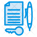 پیش‌نمایش فایل contract-199 از پک آیکون های بامزه املاک