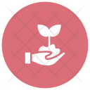 پیش‌نمایش فایل save-plant-2 از پک طبیعت و محیط زیست گلیف دایره