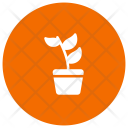 پیش‌نمایش فایل plant-343 از پک طبیعت و محیط زیست گلیف دایره