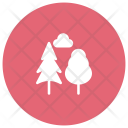 پیش‌نمایش فایل tree-674 از پک طبیعت و محیط زیست گلیف دایره