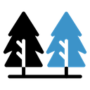 پیش‌نمایش فایل tree-688 از پک طبیعت و محیط زیست آبی مشکی