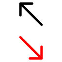 پیش‌نمایش فایل arrows-273 از پک طبیعت و محیط زیست قرمز مشکی