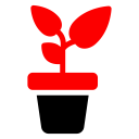 پیش‌نمایش فایل plant-365 از پک طبیعت و محیط زیست قرمز مشکی