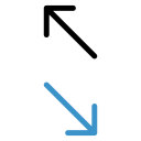 پیش‌نمایش فایل arrows-274 از پک طبیعت و محیط زیست آبی مشکی