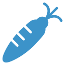 پیش‌نمایش فایل carrot-224 از پک طبیعت و محیط زیست آبی مشکی
