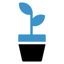 پیش‌نمایش فایل plant-368 از پک طبیعت و محیط زیست آبی مشکی