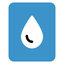 پیش‌نمایش فایل water-drop-53 از پک طبیعت و محیط زیست آبی مشکی