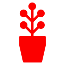 پیش‌نمایش فایل plant-384 از پک طبیعت و محیط زیست قرمز مشکی