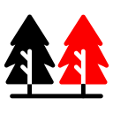 پیش‌نمایش فایل tree-716 از پک طبیعت و محیط زیست قرمز مشکی