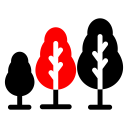 پیش‌نمایش فایل trees-72 از پک طبیعت و محیط زیست قرمز مشکی