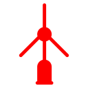 پیش‌نمایش فایل windmill-180 از پک طبیعت و محیط زیست قرمز مشکی