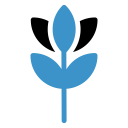 پیش‌نمایش فایل flower-1075 از پک طبیعت و محیط زیست آبی مشکی
