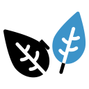 پیش‌نمایش فایل leaf-382 از پک طبیعت و محیط زیست آبی مشکی
